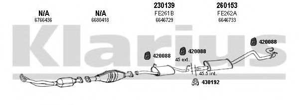 Система выпуска ОГ KLARIUS 361080E