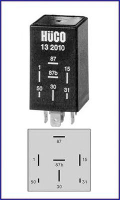 Реле, топливный насос HITACHI 132010