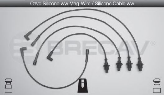 Комплект проводов зажигания BRECAV 05.524