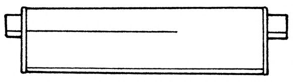 Средний глушитель выхлопных газов KLARIUS 210597