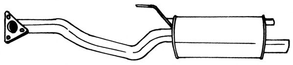 Глушитель выхлопных газов конечный SIGAM 23632