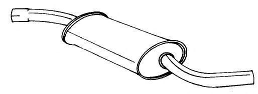 Средний глушитель выхлопных газов SIGAM 60457