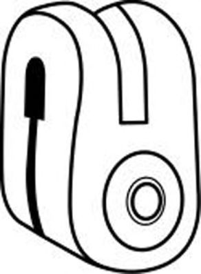 Кронштейн, система выпуска ОГ SIGAM 050017