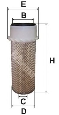 Воздушный фильтр MFILTER A 8004