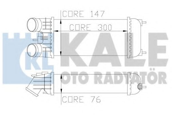Интеркулер KALE OTO RADYATÖR 344600