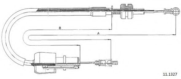 Тросик газа CABOR 111327