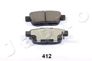 Комплект тормозных колодок, дисковый тормоз JAPKO 51412