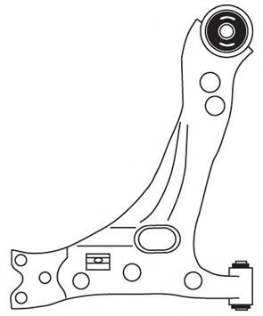 Рычаг независимой подвески колеса, подвеска колеса FRAP 2060