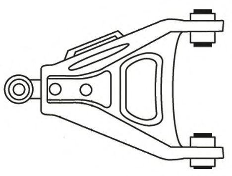 Рычаг независимой подвески колеса, подвеска колеса FRAP 2321