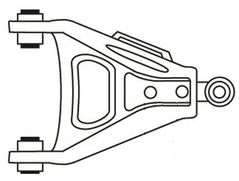 Рычаг независимой подвески колеса, подвеска колеса FRAP 2322