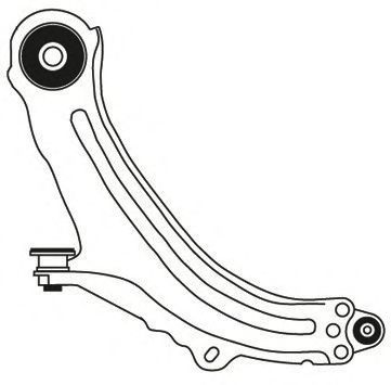 Рычаг независимой подвески колеса, подвеска колеса FRAP 4093