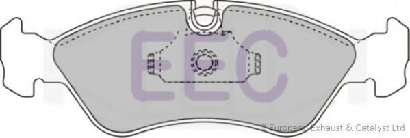 Комплект тормозных колодок, дисковый тормоз EEC BRP1031