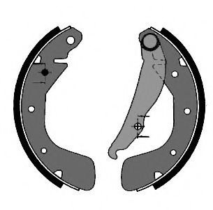 Комплект тормозных колодок VEMA 84680