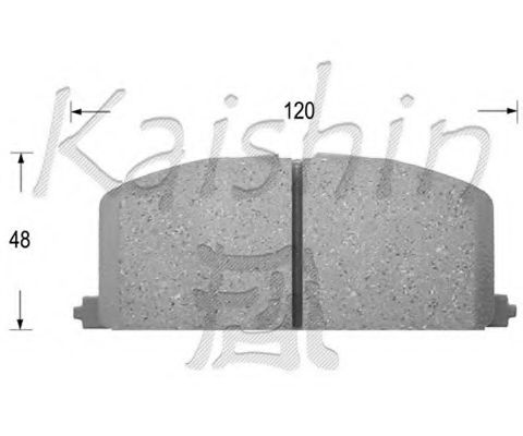 Комплект тормозных колодок, дисковый тормоз KAISHIN FK2023