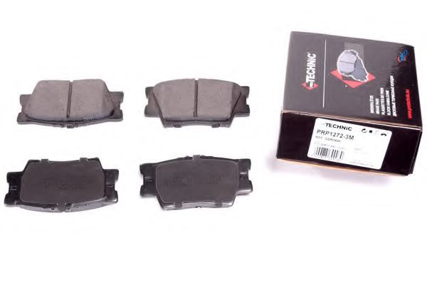 Комплект тормозных колодок, дисковый тормоз PROTECHNIC PRP1272-3M