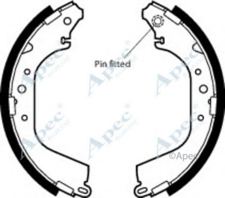 Тормозные колодки APEC braking SHU451