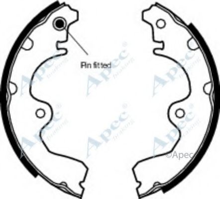 Тормозные колодки APEC braking SHU518