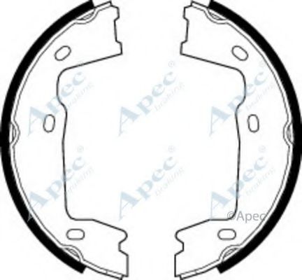 Тормозные колодки APEC braking SHU467