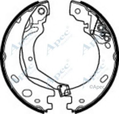 Тормозные колодки APEC braking SHU738