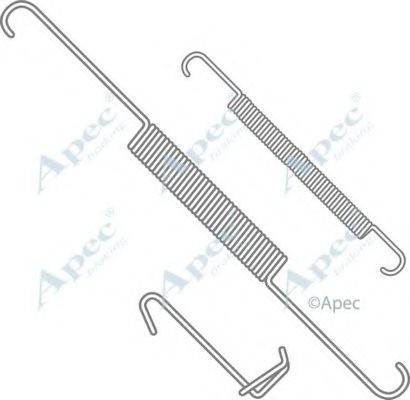 Комплектующие, тормозная колодка APEC braking KIT726