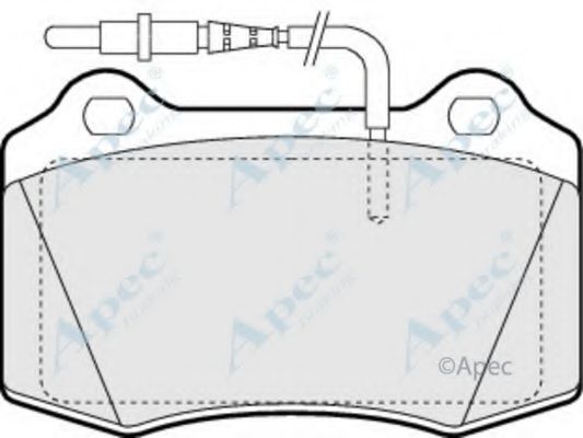 Комплект тормозных колодок, дисковый тормоз APEC braking PAD994