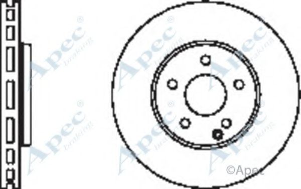 Тормозной диск APEC braking DSK2376