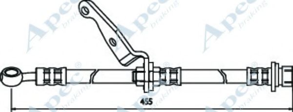 Тормозной шланг PAGID 70348