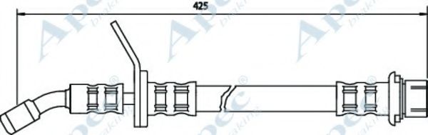 Тормозной шланг APEC braking HOS3553