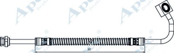 Тормозной шланг APEC braking HOS4019