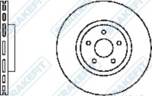 Тормозной диск APEC braking DK6224