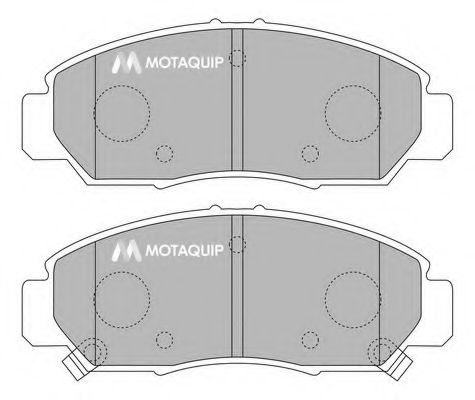 Комплект тормозных колодок, дисковый тормоз MOTAQUIP LVXL1149