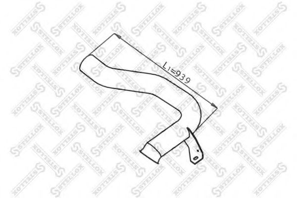 Труба выхлопного газа STELLOX 82-03785-SX