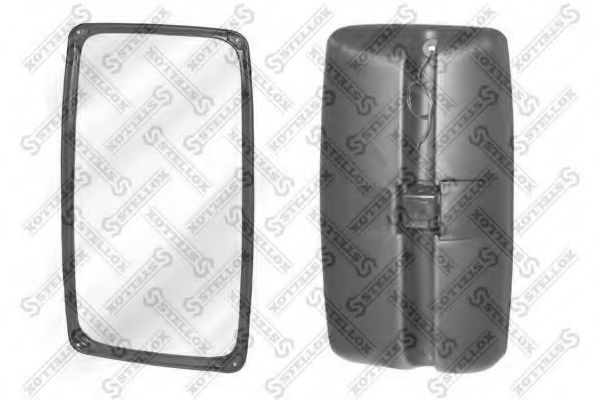 Наружное зеркало, кабина водителя STELLOX 87-29058-SX