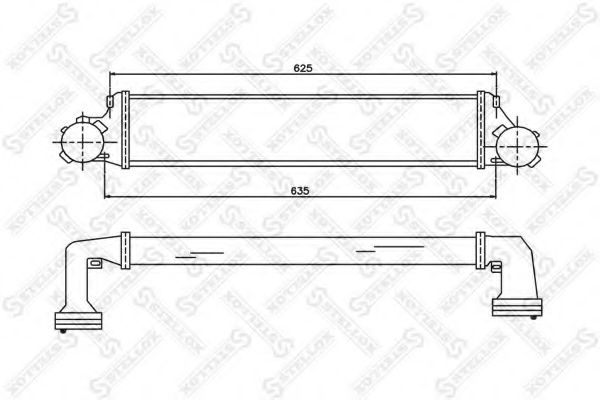 Интеркулер STELLOX 10-40115-SX