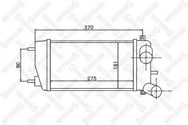 Интеркулер STELLOX 10-40118-SX