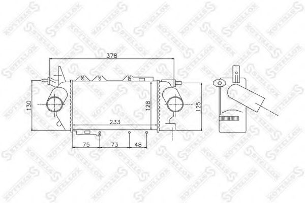 Интеркулер STELLOX 10-40142-SX