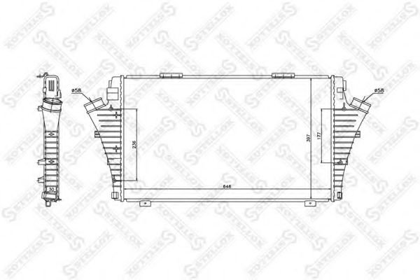 Интеркулер STELLOX 10-40168-SX