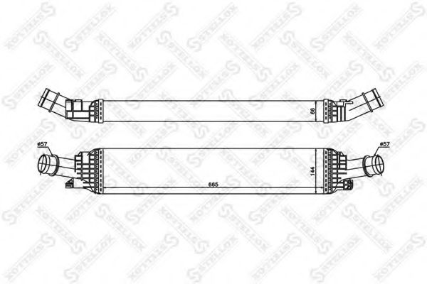 Интеркулер STELLOX 10-40184-SX