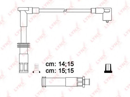 Комплект проводов зажигания LYNXauto SPC1019