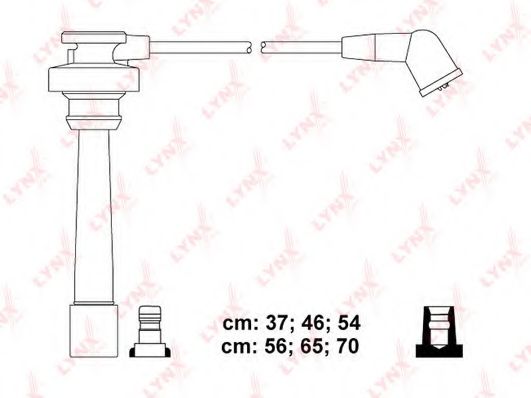 Комплект проводов зажигания LYNXauto SPC5529