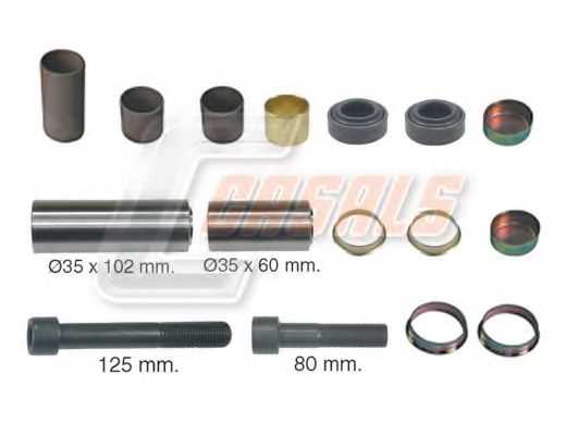 Ремкомплект, тормозной суппорт CASALS MD850