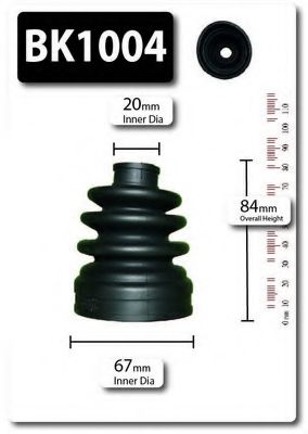 Комплект пылника, приводной вал SHAFTEC BK1004