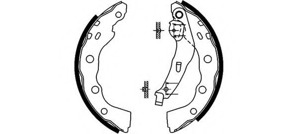 Комплект тормозных колодок HELLA PAGID 8DB 355 002-361