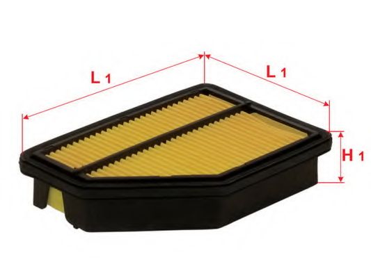 Воздушный фильтр SAKURA  Automotive A-1670