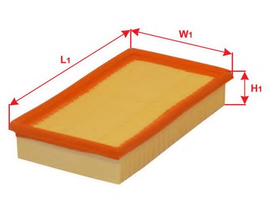 Воздушный фильтр SAKURA  Automotive A2804