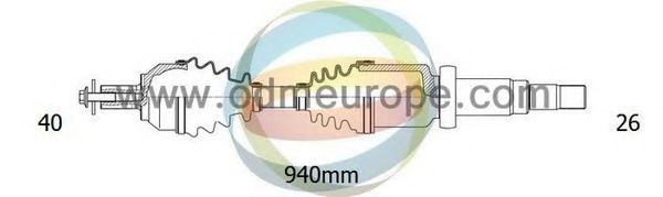 Приводной вал ODM-MULTIPARTS 18-012890