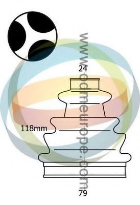 Комплект пылника, приводной вал ODM-MULTIPARTS 21-990128