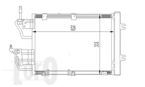 Конденсатор, кондиционер LORO 037-016-0035