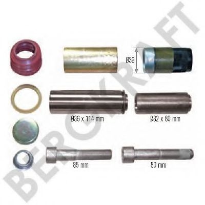 Ремкомплект, тормозной суппорт AUGER 53889