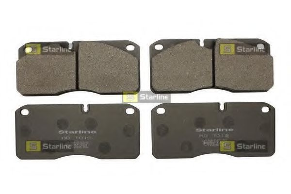 Комплект тормозных колодок, дисковый тормоз STARLINE BD T019
